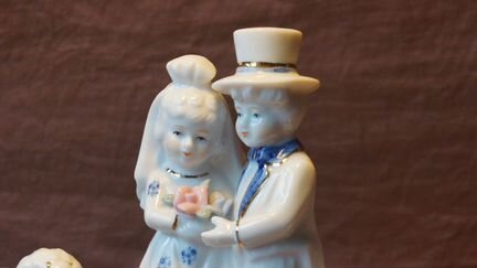 Статуэтка Новобрачные, свадьба, жених и невеста