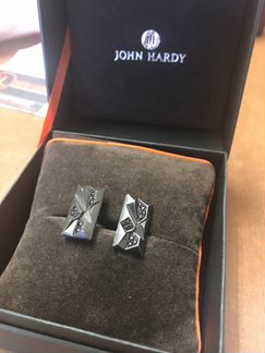 Серебрянные запонки John Hardy