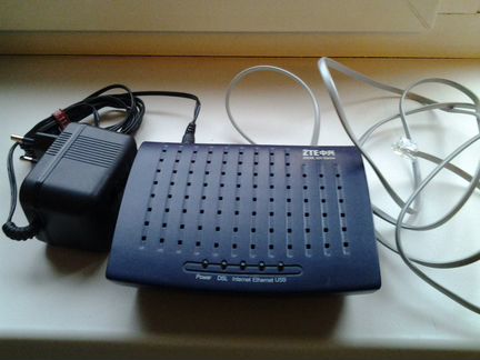 Модем (DSL/Ethernet) ZTE модель ZX DSL 831All