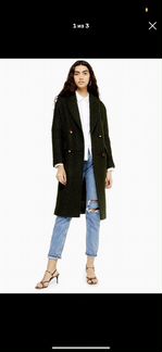 Пальто topshop в стиле букле