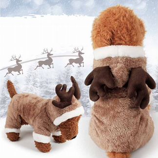 Костюм оленя для собак мелких пород (S)