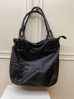 Сумка coccinelle черная макси кожа оригинал