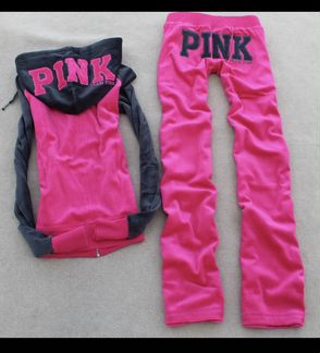 Велюровый костюм pink