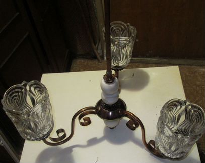 Люстра хрустальная СССР