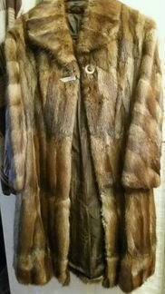 Шуба из кусочков норки