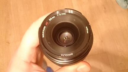 Minolta Maxxum AF 35mm 2.0 SLT-A Sony ilce-7