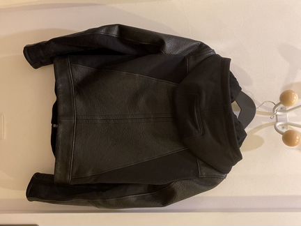 Куртка из текстиля и кожи Helmut Lang