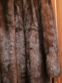 Новая шуба норка длинная, р. 52-54