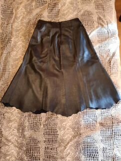 Юбка, натуральная кожа