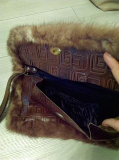 Сумка / клатч кожаный