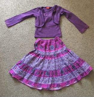 Юбка+майка+болеро для девочки