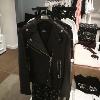 Кожаная куртка Karl Lagerfeld