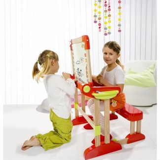 Smoby парта,двухсторонняя парта для рисования