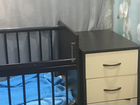 Детская кроватка с маятником и комодом объявление продам