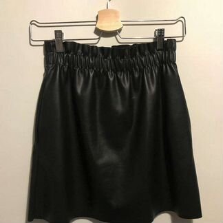 Кожаная юбка zara