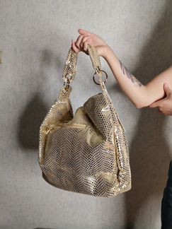 Лазерное золото баул. сумка