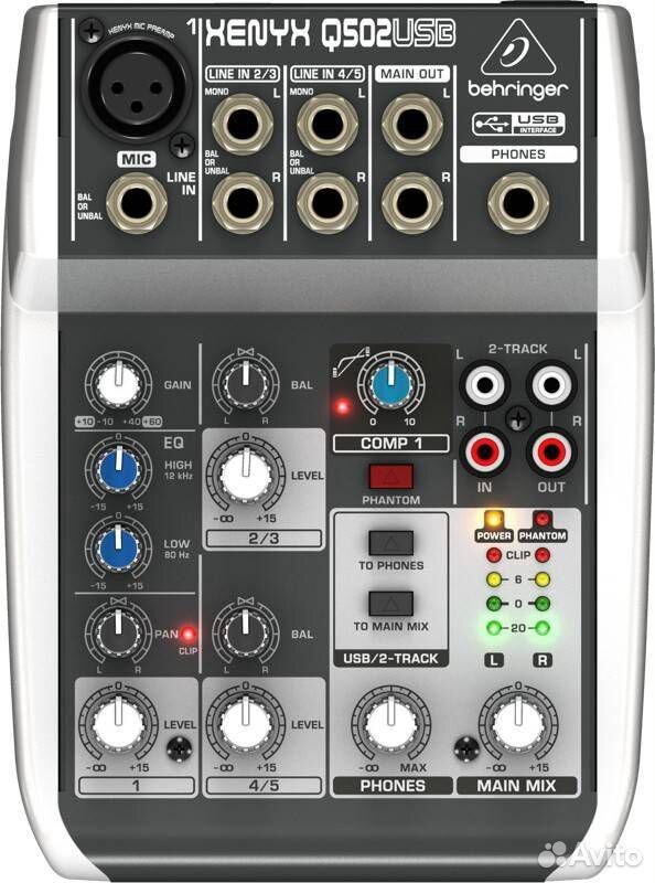 Mixing console behringer q502usb 89781002870 buy 2