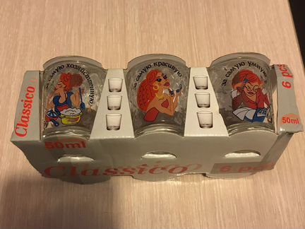 Набор стопок 6 штук