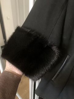 Дубленка натуральная кожа норка 46/48