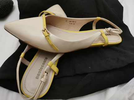 Paolo Conte туфли на низком каблуке