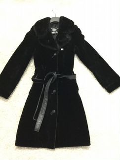 Шуба из мутона/норки