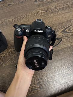 Зеркальный фотоаппарат Nikon D90 объектив nikon AF