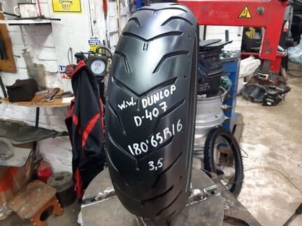 Dunlop D-407 180/65/16 R16 W.W