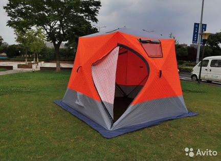 Палатка куб 2,4х2,4 (три слоя)