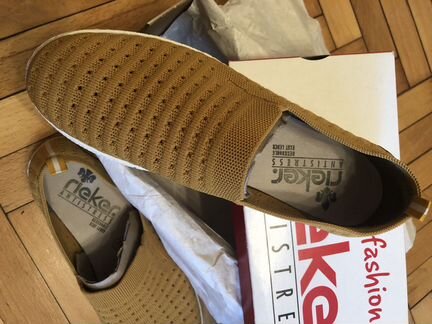 Слипоны текстильные Rieker