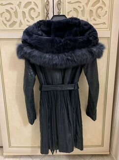 Кожаное пальто