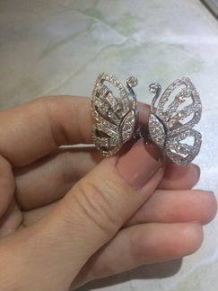 Серьги, бриллианты