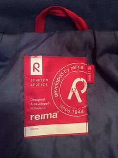 Куртка Reima весна /осень р.104