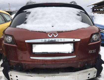 Крышка багажника дверь Infiniti FX35 рыжая