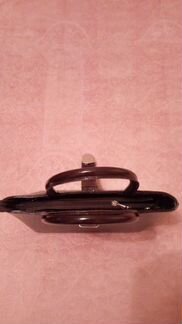 Сумка женская, натуральная кожа, коричневая