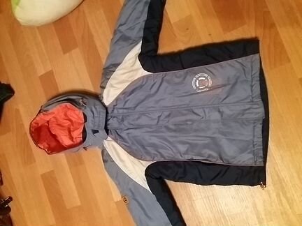 Куртка fobos серая темно-син размер 5 весна-осень