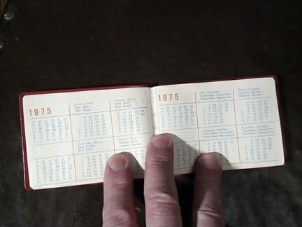 Записная книжка 1975-76 год Советская «чсср»