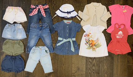 Вещи для девочки на 18-24 месяца Zara,Dpam,Review