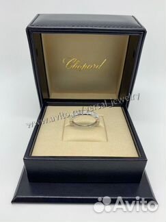 Обручальное кольцо chopard ice cube с бриллиантами
