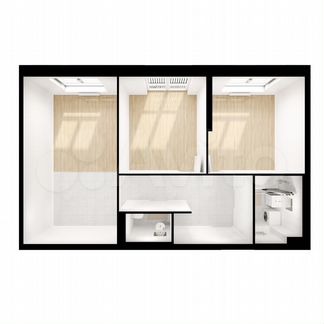 2-к квартира, 61 м², 21/24 эт.