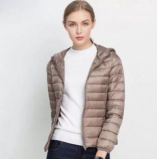 Пуховик тонкий теплый куртка аля Uniqlo