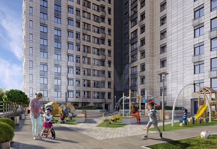 1-к квартира, 40.8 м², 16/24 эт.