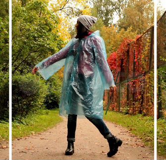 Плащи дождевики полиэтиленовые