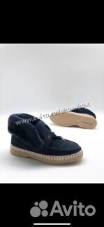 Лоферы синие лоро пиана