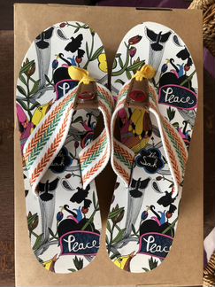 Шлёпки Sacroots на платформе