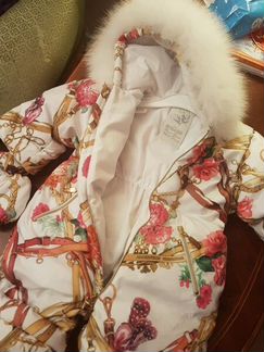 Комбинезон зимний из гусиного пуха Chepe White Dow