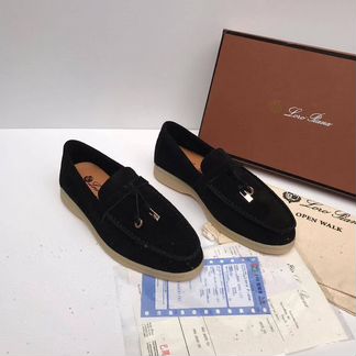Мокасины Loro Piana Summer Charms Walk замша