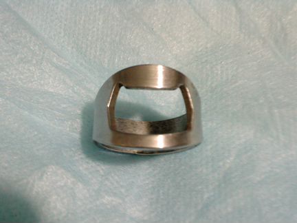 Немецкий стальной перстень гота, скинхэда, байкера
