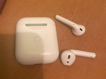 Airpods 2 оригинал с чеком