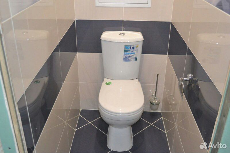 Замена плитки в туалете